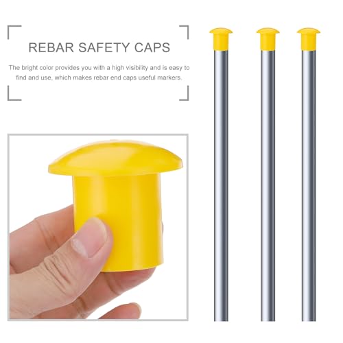 Protectores de varillas de refuerzo para evitar accidentes de operarios en obras y reformas 7