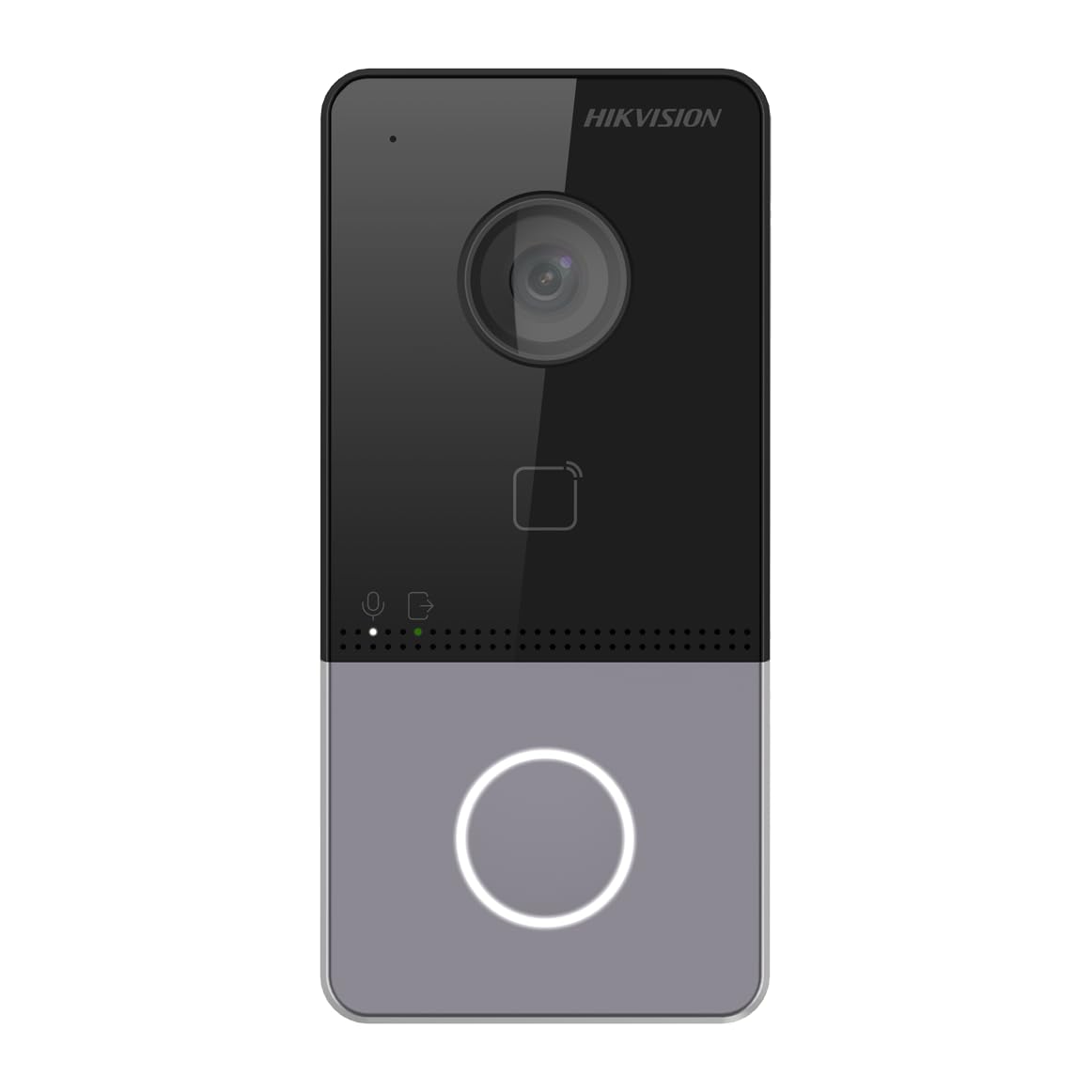 HIKVISION Stazione Esterna del Videocitofono IP Hikvision Campanello Wireless Videocamera Sorveglianza Esterno Funzionamento Autonomo o con Monitor Visione Notturna
