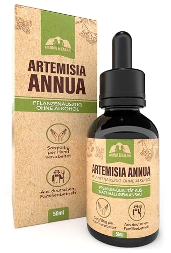 Premium Artemisia Annua 50ml 100% reines Naturprodukt Original Einjähriger Beifuß Auszug alkoholfrei Frische Ernte per Hand verarbeitet von deutschem Familienbetrieb