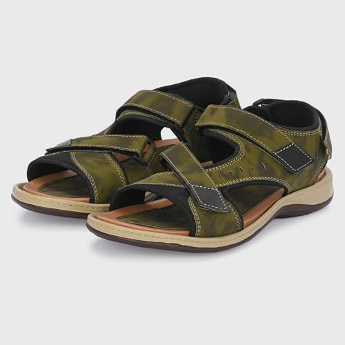 Image of Centrino Men's Sandal |leather sandals for office |New Fashion sandals for Men|Grip Insole for Stability | Comfortable Men Sandal with Premium Comfort & Quality (2029)