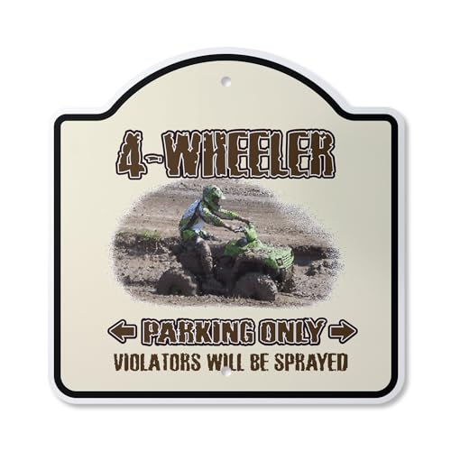 4-Wheeler Sign 10” x 10” Sign | Indoor/Outdoor Plastic |