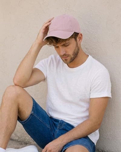 Image of XXL Baseball Cap For Big Heads, Soft Crown Washed Dad Hat, Oversized Denim Cap For Men Women Golf, Travel, Daily Wear
