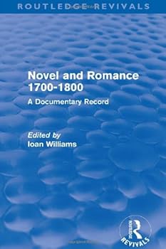 Hardcover Novel and romance, 1700-1800: A documentary record, Book