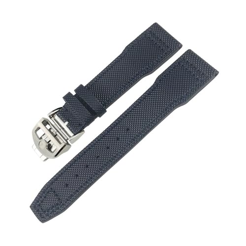 [ȓX] 20 ~[g 21 ~[g 22 ~[g{vvoh Fit For IWC ɓK|gtB[mpCbg̎vɓK IW3777 iCO[u[ubNiCXgbv(Blue Folding,20MM_