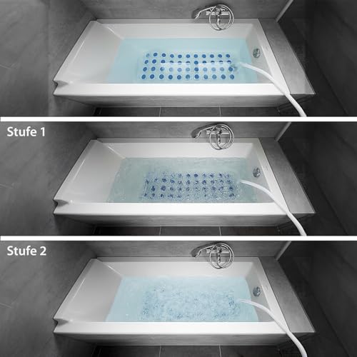 newgen medicals Tappetino a Bolle: Tappetino idromassaggio per Vasca da Bagno (Whirlpool, Tappetino a Bolle per Vasca da Bagno, intarsio Bagno con Schiuma) - 3