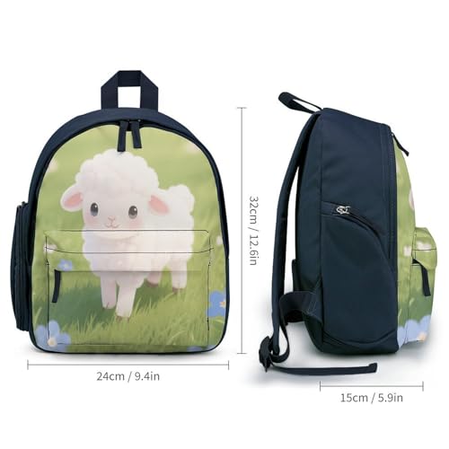Little Lamb Mini Backpack Light Weight Small Travel Backpack Shopping Travel Daypack2
