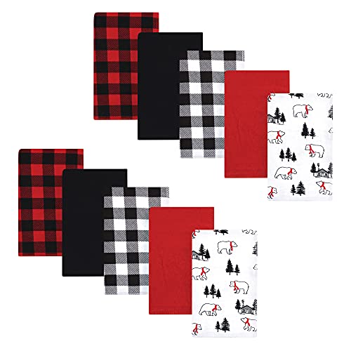 Image of Hudson Baby Baby Flannel Burp Cloths