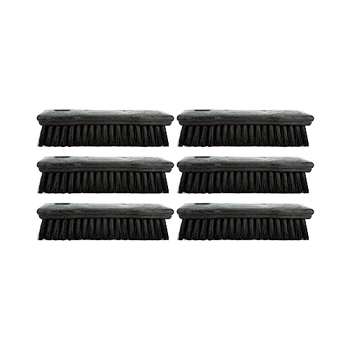 Image of SPARTA 42024EC03 Comfort Grip Plastic Scrub Brush, Hand Brush For Cleaning, 8 Inches, Black, (Pack of 6)
