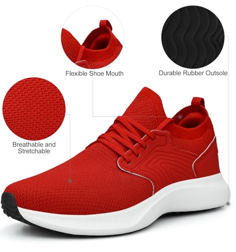 Abboos Womens Walking Shoes Lightweihgt Breathable Slip on Sneakers Athletic Gym Tennis Running Shoes2
