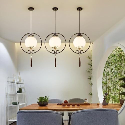 Lustre moderne à abat-jour en verre pour un éclairage optimal - 3