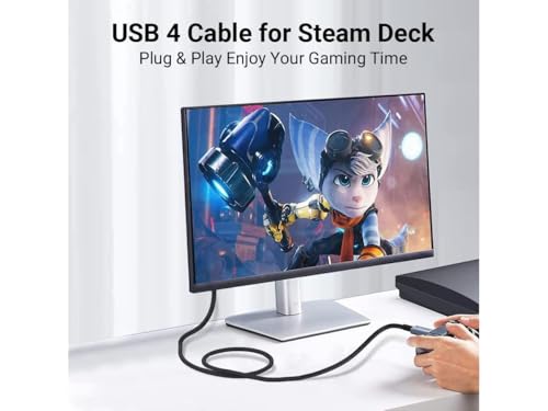Image of Tobo USB4 Cable Thunderbolt 4 /3 Compatibility - 240W USB C to C Fast Charge for Phone15 pro, M-Book Pro /Air, pad,Steam Deck, 40Gbps Transfer,8K60Hz Display, Ultra HD Audio & Video 2m (TD-1472CC)