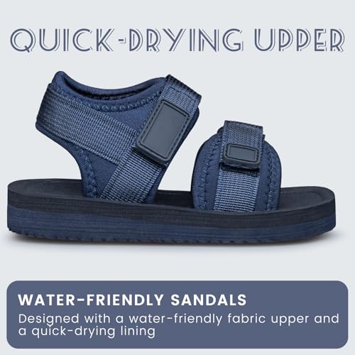 Image of BNV Toddler Little Kid Sandals Boys Girls Adjustable Strap Open-Toe Summer Outdoor Unisex Child Sport Beach Sandals(Toddler /Little Kid /Big Kid)