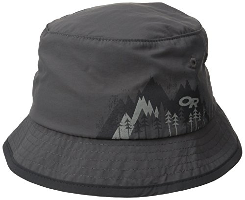 Outdoor Research Kids' Solstice Sun Bucket, Pewter, Large