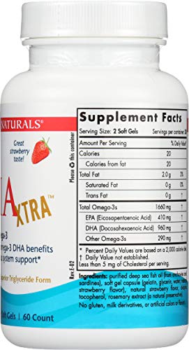 Nordic Naturals Strawberry DHA Xtra 1660 MG 60 SG, 60 CT - Thumbnail 7