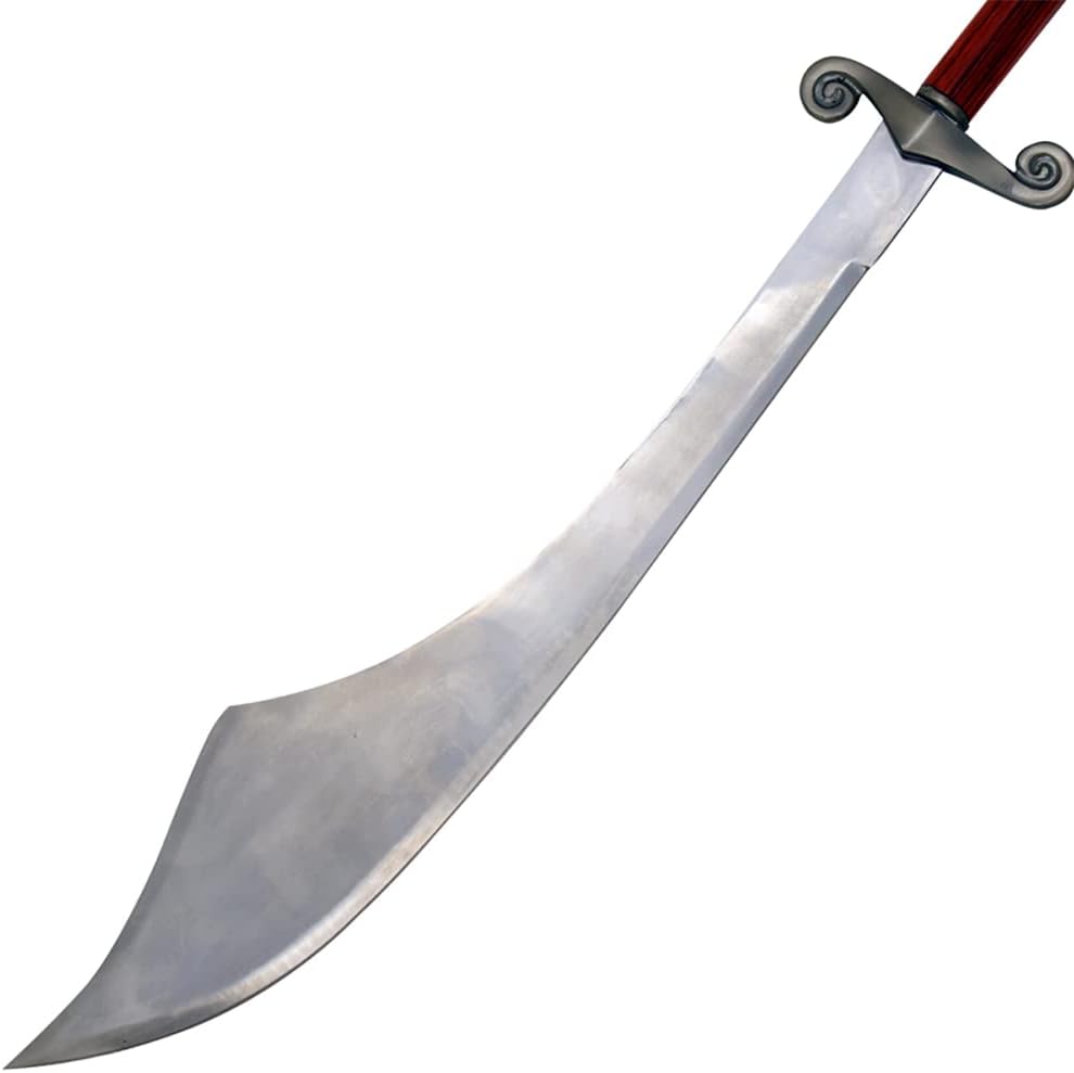 Medieval Warrior Sinbad Pirate Scimitar Full Size Wide Blade Sword Comes with Leather Carrying Case