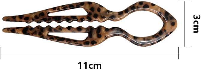 4-Pack U-Shaped Hair Clips, Prestige Hair Pins for Women, Hair Pin, Updo Bun, Hair Accessory，Elegant French Hairpin with Non-Slip Grip - Image 2