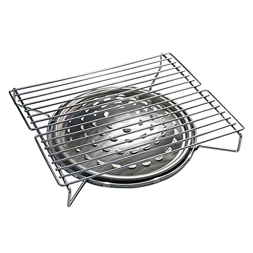 Parrilla portátil para barbacoa, de acero inoxidable, para ahumador