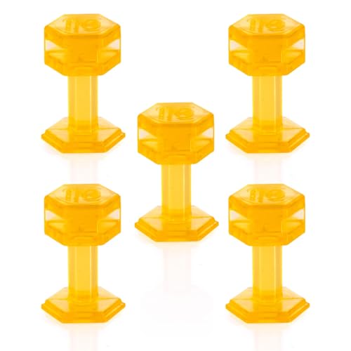 Image of Black Plague Dent Reaper Fat Shaft 15 mm Gold Hex Tabs (5 Tabs)