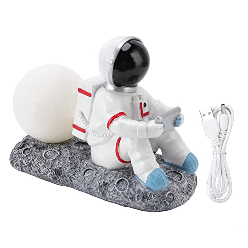 Veilleuse LED astronaute lune cadeau déco idéal pour salon et bureau