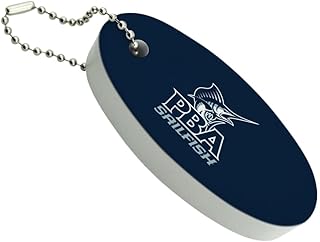GRAPHICS & MORE Palm Beach Atlantic University Primary Logo Floating Keychain Oval Foam Fishing Boat Buoy Key Float