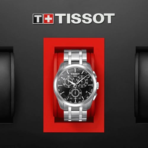 Image of Tissot Couturier Chronograph Black Dial Men's Watch T0356171105100