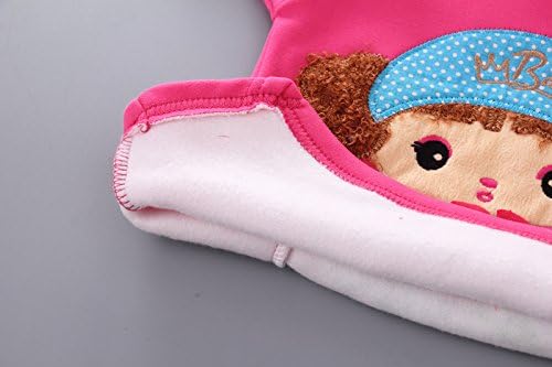 Yao Spring Autumn Winter Little Baby Girls Clothing Set Warm Velvet Hoodie and Pants - Image 7
