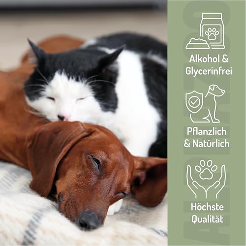 alphazoo Magenruhe Bachblüten für Hunde & Katzen Aller Rassen 15 g I Globuli zur Regulierung der Verdauung I 100% natürliche Mischung nach Dr. Bach