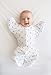 SwaddleDesigns Transitional Swaddle Sack, Arms Up Half-Length Sleeves & Mitten Cuffs, Swaddle for Newborn Transition to Baby Sleep Sack Wearable Blanket, Small, 0-3 month, 6-14 lb, Tiny Hedgehogs