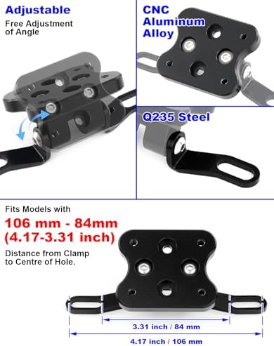 Mantt GPS Bracket Handlebar Clamp Mount Fit for Versys 1000 650 XSR900 - 1