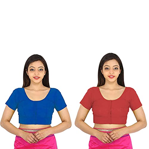 Image of Namita Women's Rubia Cotton Solid Half Sleeve Blouse