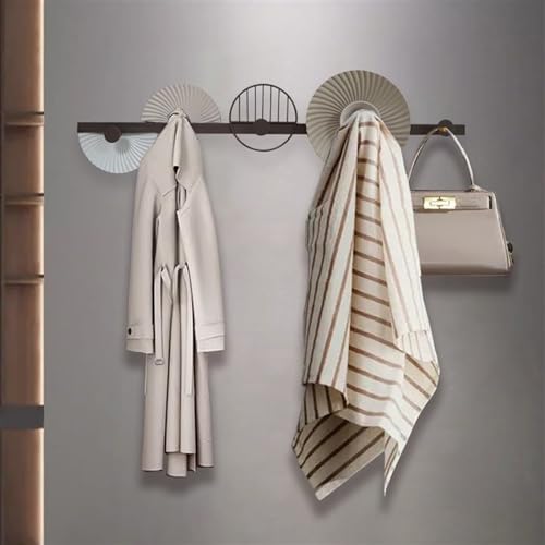 Estantes almacenamiento creativos y ganchos de ropa simples 8