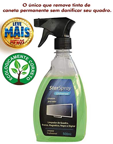 Liquido De Limpeza Limpador Para Quadro Branco 500ml Pano Garantia:Eficiência do Produto;Conteúdo da