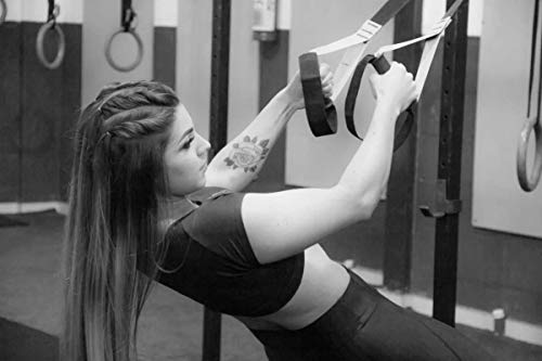 Fita De Treinamento Suspenso Suspensão funcional pilates kit (VERDE MILITAR)