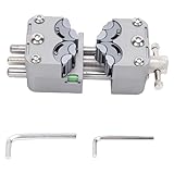 Système de réglage : trois points de contrôle rotatifs indépendants de chaque côté de l'étau de travail des métaux permettent des micro-réglages synchronisés de 0,1 mm.Sa conception de liaison assure un serrage stable pour les tâches délicates comme la réparation de modèles