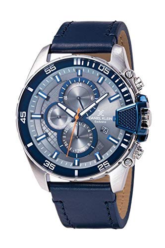 Daniel Klein Analog Blue Dial Mens Watch-DK12035 (B07QQ6XRY4) Amazon Price History, Amazon Price Tracker