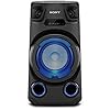 Sony MHC-V13 – Krachtige, compacte Bluetooth®-partyspeaker met meerkleurige verlichting, MEGA BASS en 150W vermogen – Zwart