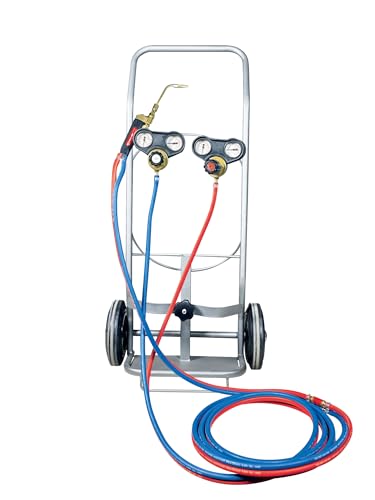 Express, 2909, Poste Koro, chalumeau oxyacétylénique, avec ses 6 becs de 63 L à 315 L, autonomie 8 h, 5 m de tuyau, Très maniable avec son chariot à...