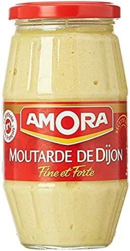 Moutarde de Dijon Fine et Forte - Fine and Strong French Dijon Mustard, 440g (15.5oz) Jar