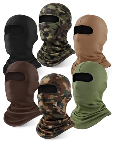 Image of Xeoxarel 6 Pack Balaclava Ski Mask for Men /Women, Full Face Cover