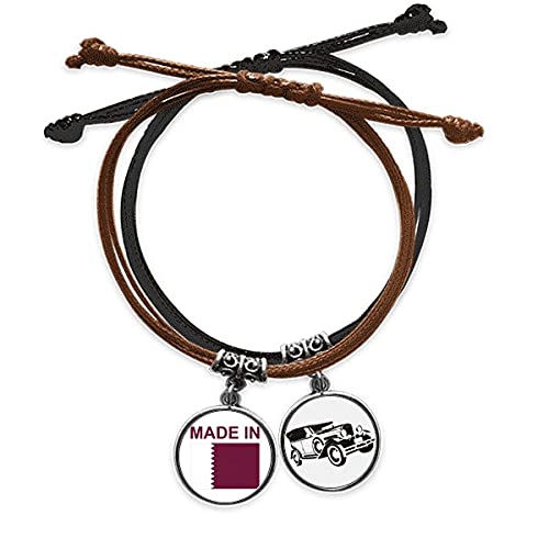 Bracelet corde Qatar en cuir pour sublimer vos tenues de voyage