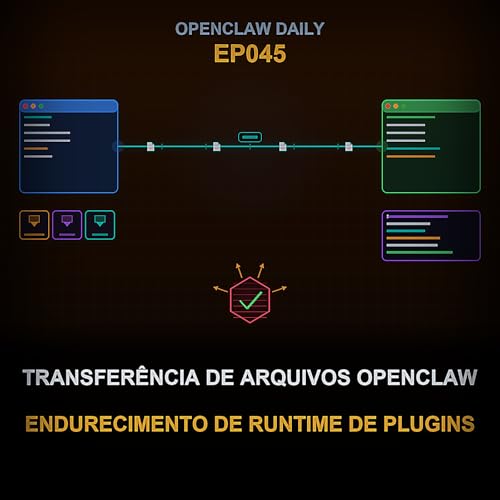 Epis&oacute;dio 45: Transfer&ecirc;ncia de Arquivos OpenClaw, Fortalecimento de Runtime de Plugins, Fluxos de Trabalho de Objetivos do Codex e Seguran&ccedil;a de Sa&iacute;da de Agentes