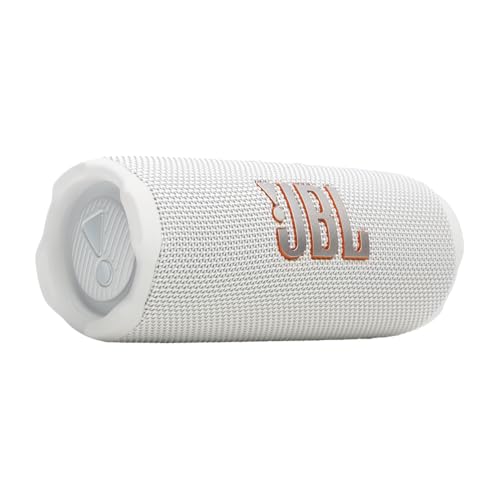 Image of JBL Flip 7, Powerful Wireless Portable Bluetooth Speaker, 16h Battery, IP68 Waterproof, Dust and Drop Proof, Sound Pro, AI Sound Boost, Auracast Compatible, White