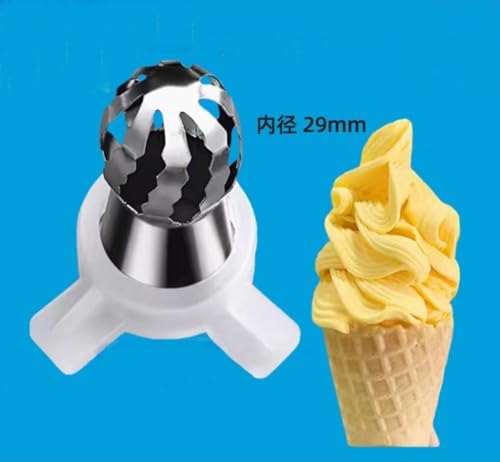 Bouchon de crème glacée à modeler 29mm buse inox amovible Style 2