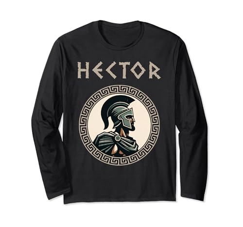 Hector the Iliad and Trojan War Prince of Troy Long Sleeve T-Shirt