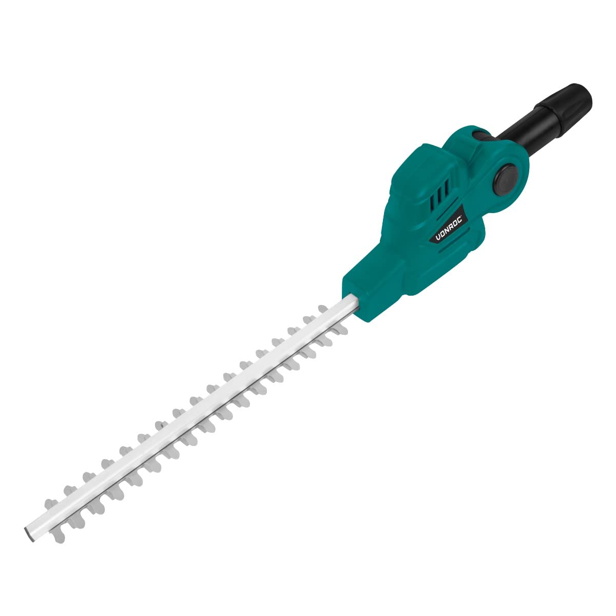 VONROC Cortasetos telescópico 20V (sin batería ni cargador rápido) - Cuchilla inclinable - Pértiga extensible (200-260 cm)