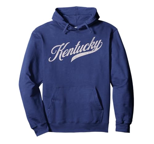 Throwback Vintage Kentucky City and State Adults and Kids Pullover Hoodie