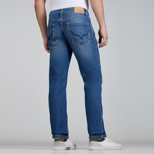 Image of Pepe Jeans Men's Jeans | Straight Fit | Mid Rise | Stretchable