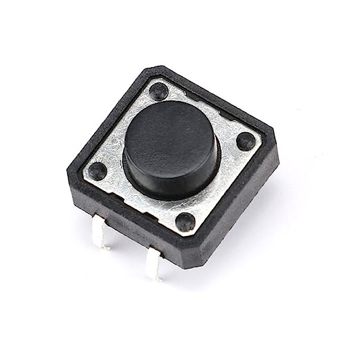 Bouton tactile 12x12x6mm à retour instantané, interrupteur 4 broches haute sensibilité