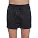 Intimo Men's Classic Silk Boxers, Black, Medium