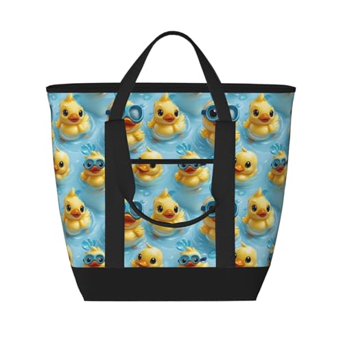 Grand sac isotherme doux réutilisable pour aliments chauds et froids
